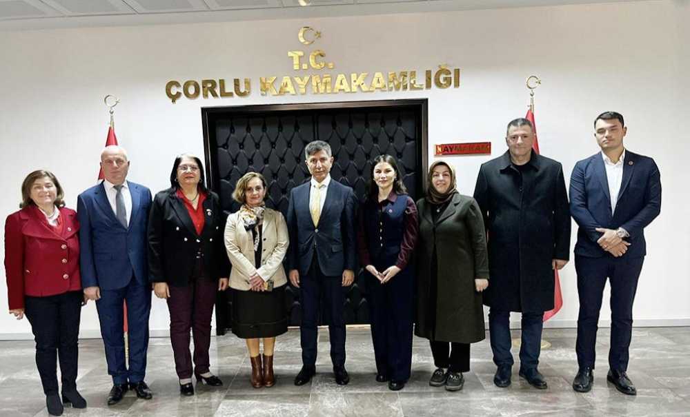 Muhtarlar Derneğinden Kaymakam Erten'e Ziyaret