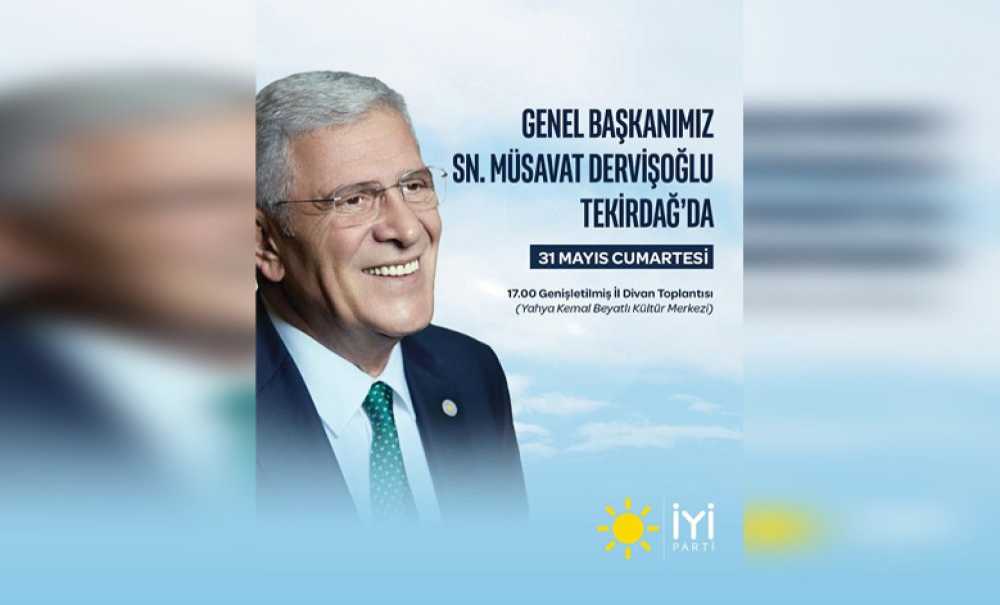 Müsavat Dervişoğlu Tekirdağ'a Geliyor