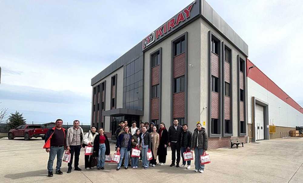 Namık Kemal Üniversitesi Öğrencileri Kıray Makine'yi Ziyaret Etti