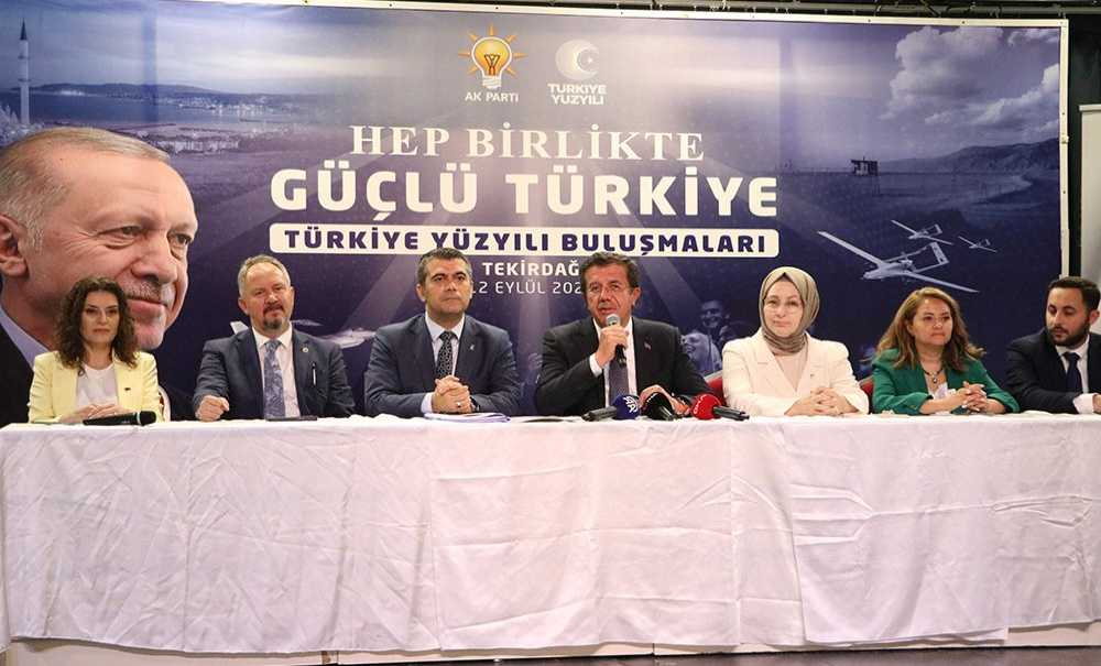 Nihat Zeybekçi Tekirdağ'da Gündemi Değerlendirdi