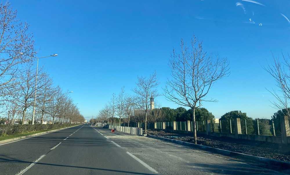 O Bölgeye Kaldirim Yapiliyor