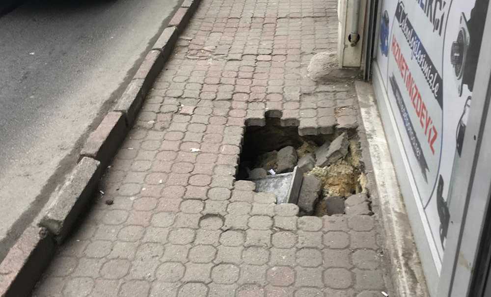 O Kaldırım Haberimizden Sonra Yapıldı