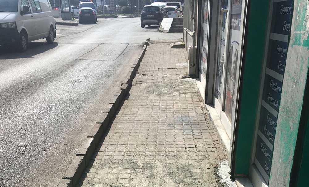 O Kaldırım Haberimizden Sonra Yapıldı