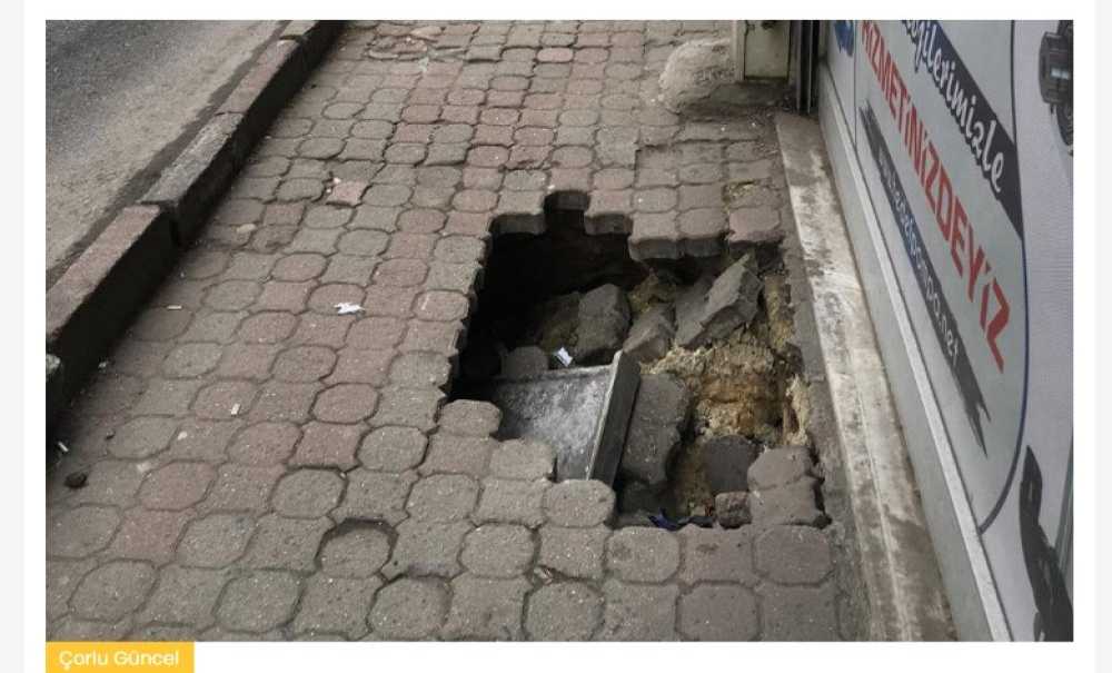 O Kaldırım Haberimizden Sonra Yapıldı