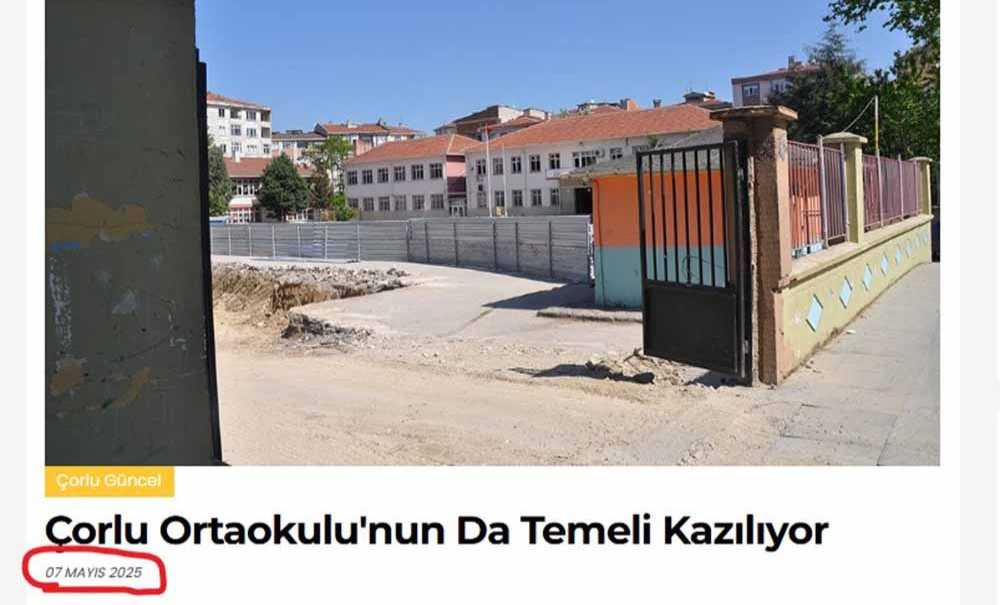 Okul İnşaatları Hızlı İlerliyor