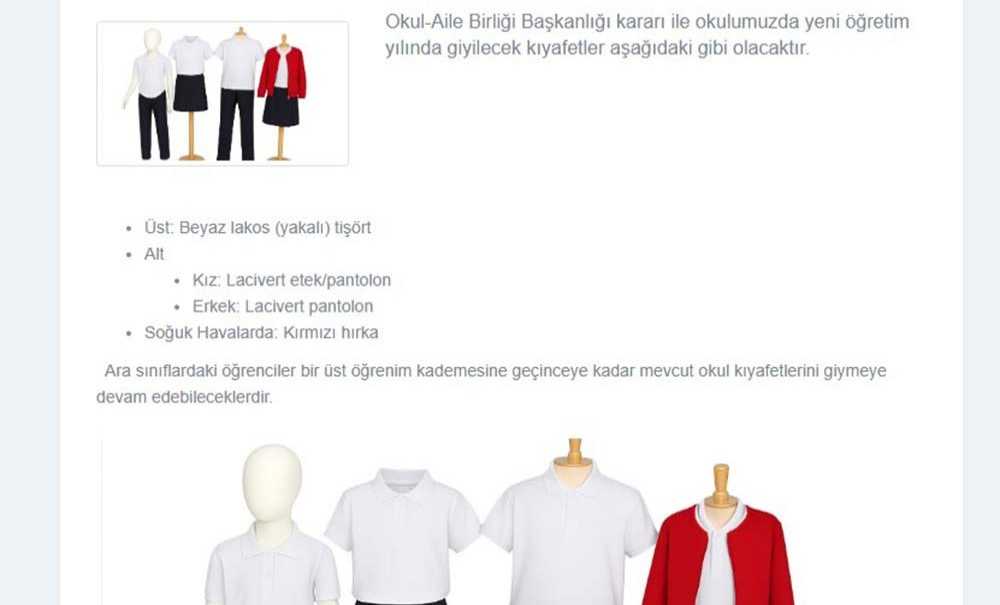 Okul Kıyafeti Bilmecesi Başlıyor!