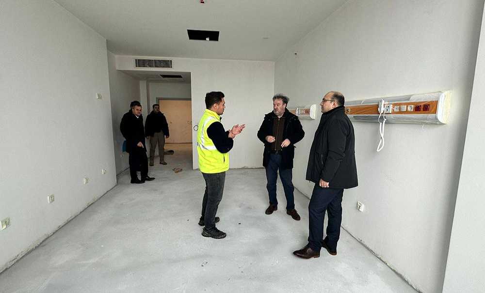 Okul Ve Ulaşım Yatırımları Yerinde İncelendi