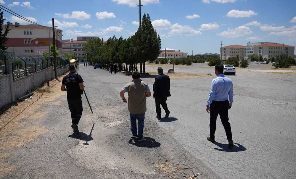Okullar Bölgesinde Yol Çalışmaları Başlıyor