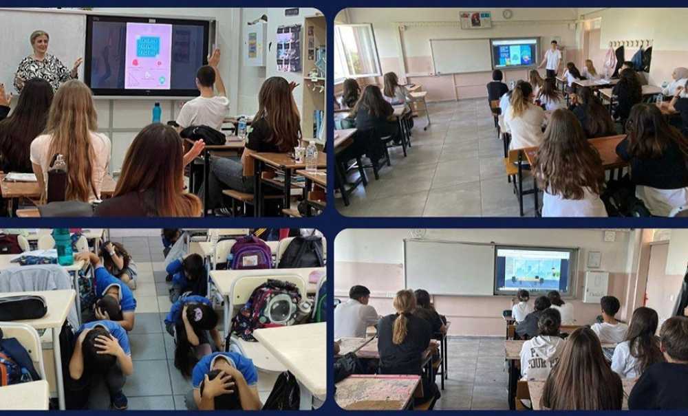 Okullarda Afet Farkındalık Eğitimi Verildi