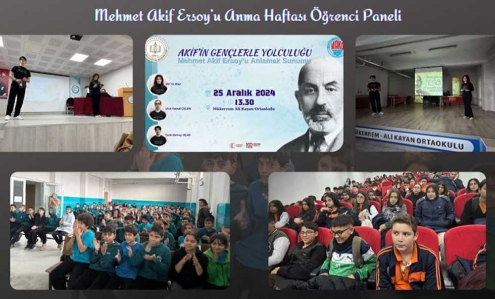 Okullarda ‘Akif'in Gençlerle Yolculuğu' Paneli Düzenlendi