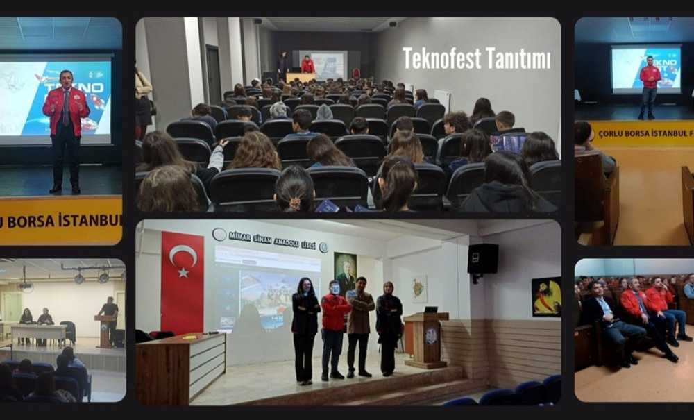 Okullarda Teknofest 2025'İn Tanitimi Yapildi