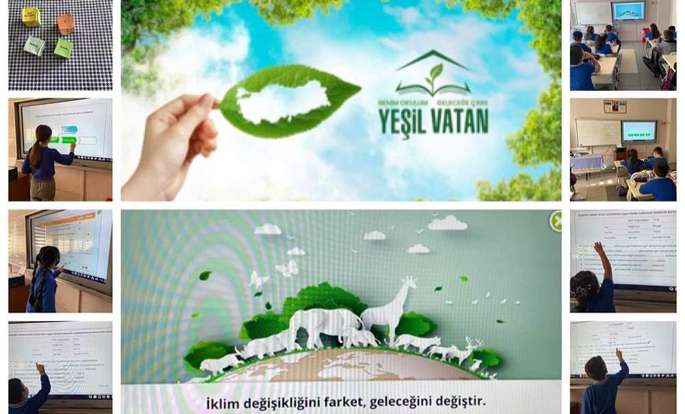 Okullarda ‘Yeşil Vatan' Seferberliği Yaşandı