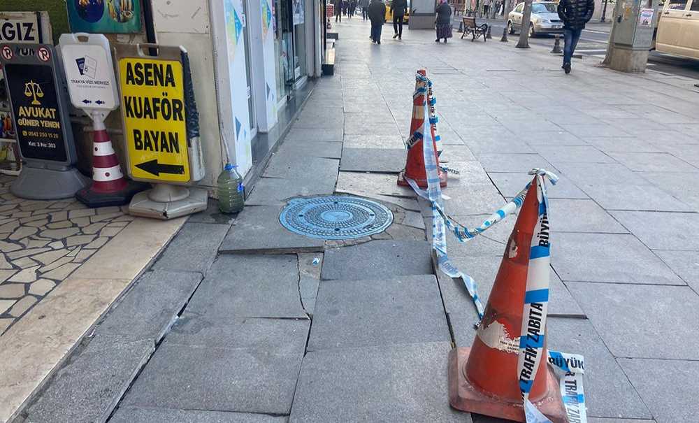 Omurtak Caddesi'ne Yakışmayan Görüntüler