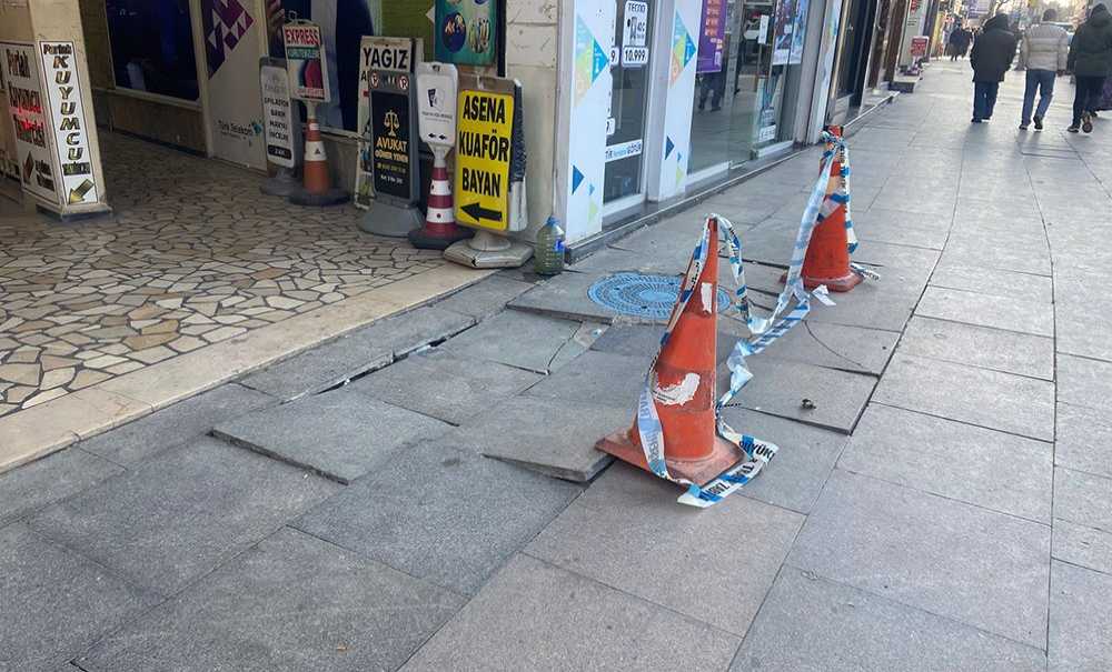 Omurtak Caddesi'ne Yakışmayan Görüntüler