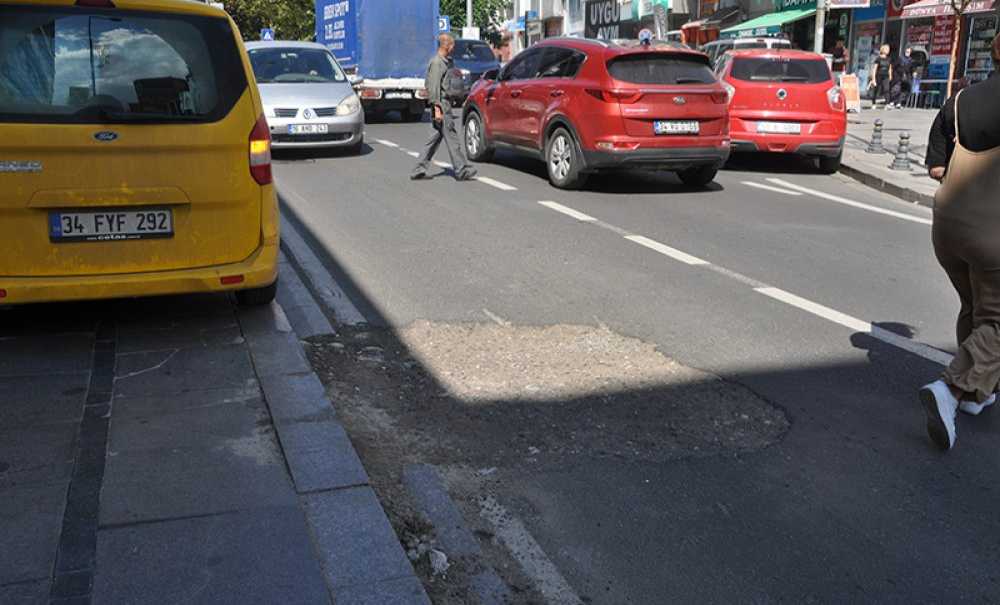 Omurtak Caddesi'ne Yakışmayan Görüntüler