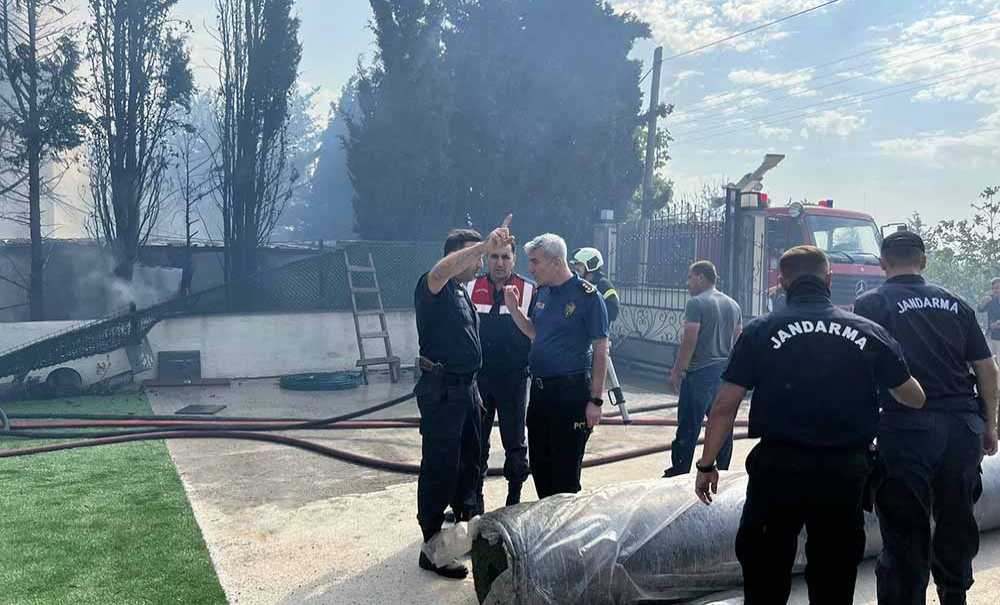 Önerler Mahallesi'nde Korkutan Yangın