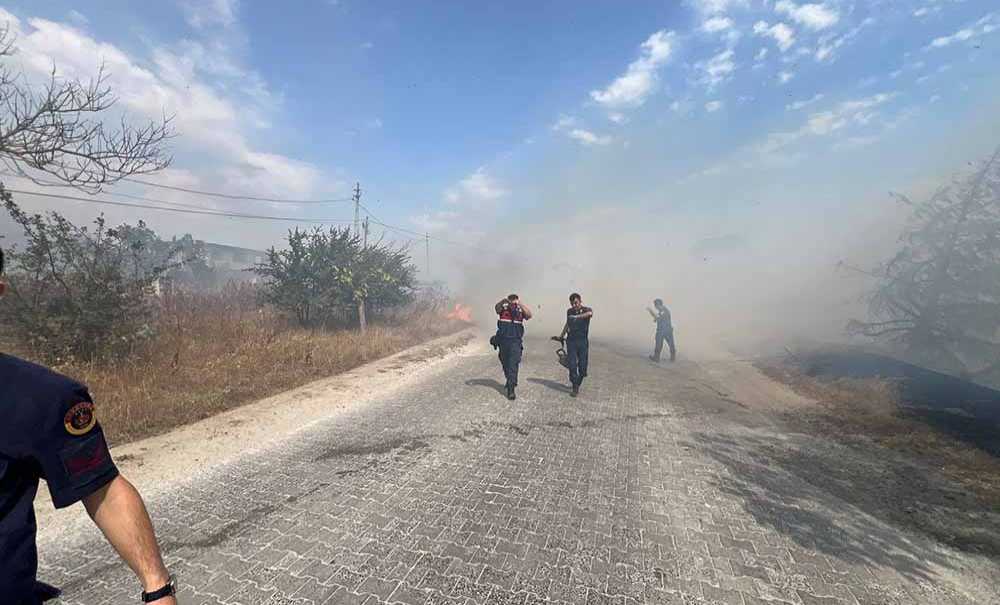 Önerler Mahallesi'nde Korkutan Yangın