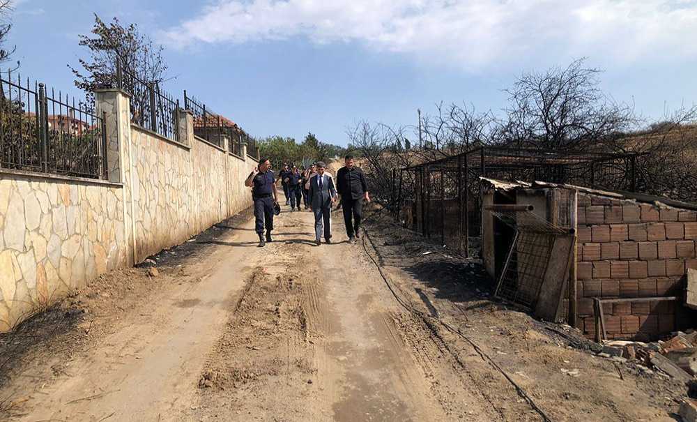 Önerler Mahallesinde Yangın Paniği Sürüyor