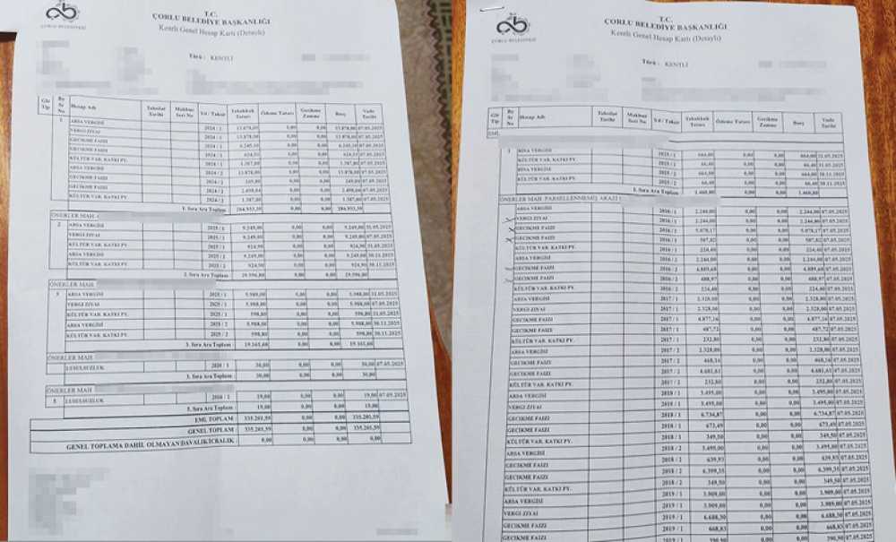 Önerler'de İmar Uygulaması Sonrası Vergi̇ Beli̇rsi̇zli̇ği̇