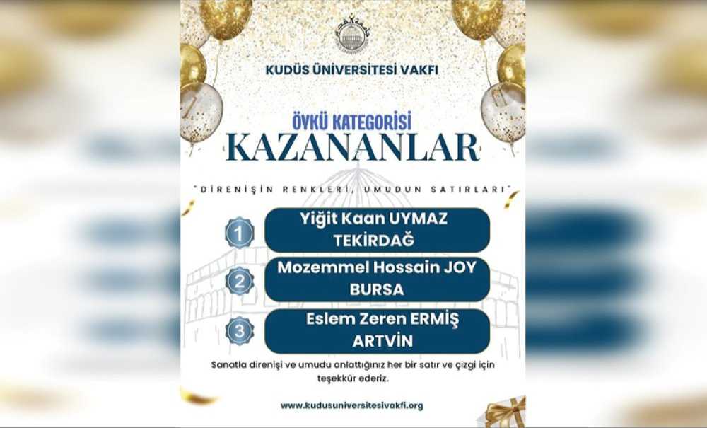 Öykü Yarışmasında Türkiye Birincisi Çorlu'dan