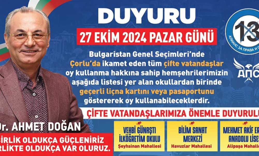 Pazar Günü Sandıklar Kuruluyor