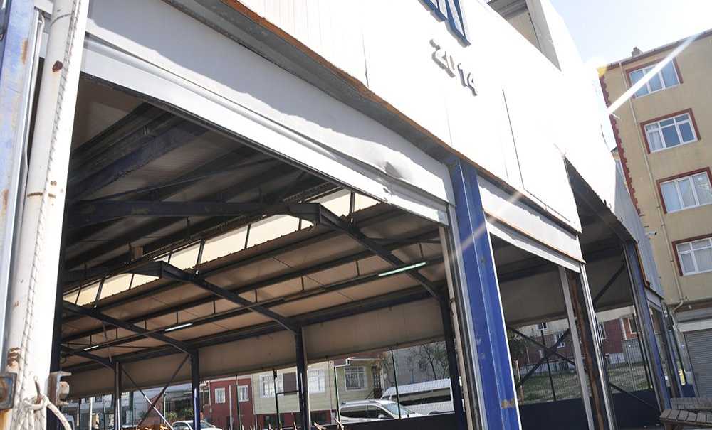 Pazar Yerinin Girişleri Kapatıldı