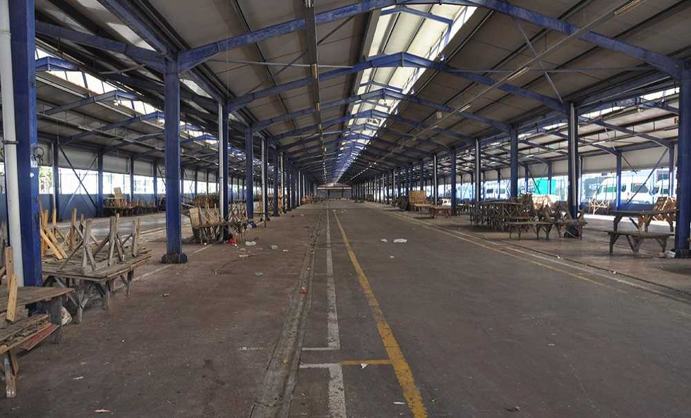 Pazar Yerinin Girişleri Kapatıldı