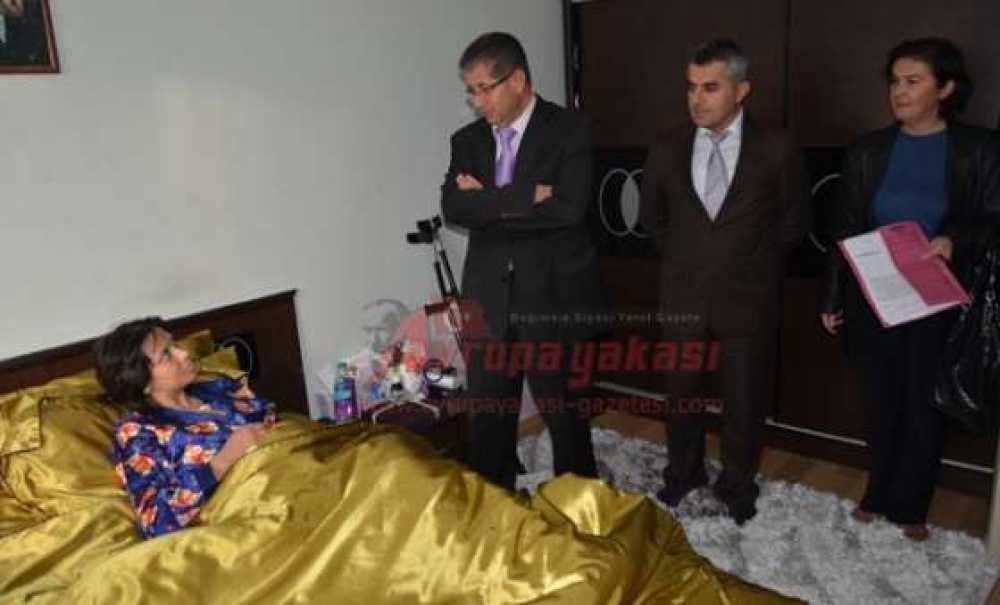 Kaymakam Doğan'dan Kanser Hastası Binnur Dönmez'e Ziyaret