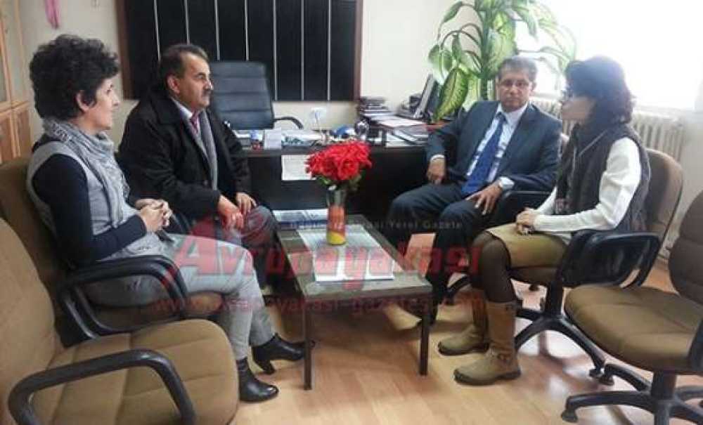 Kaymakam Doğan Sınav Yapılan Okullarda İncelemelerde Bulundu