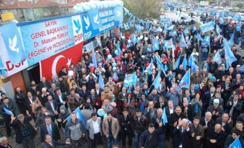 Dsp Genel Başkanı Türker Ergene'de