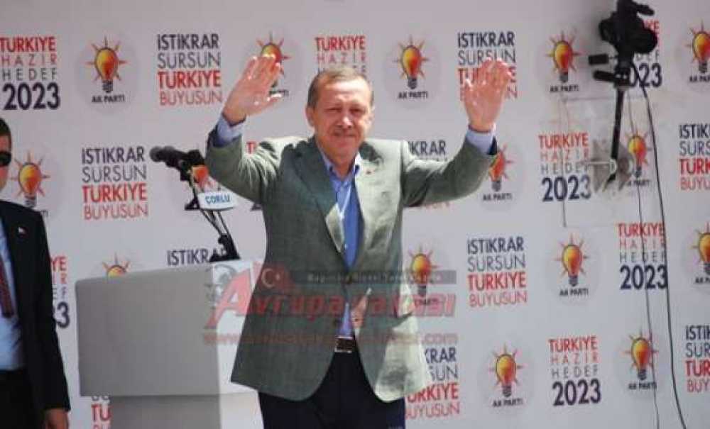 Başbakan Recep Tayyip Erdoğan Bugün Çorlu'da