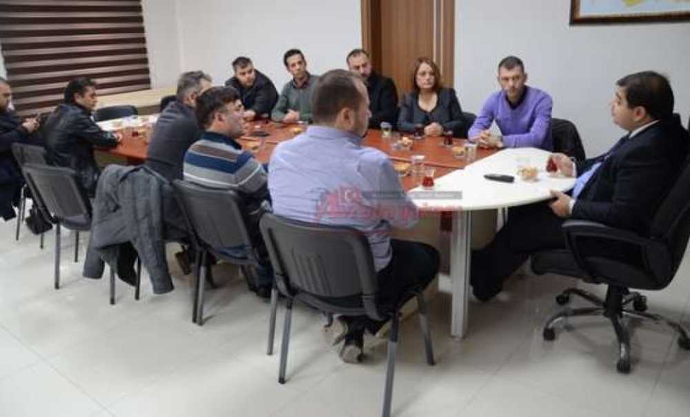 Çorlu Gazeteciler Derneği`nden Kaymakam Kızıltoprak`a Ziyaret