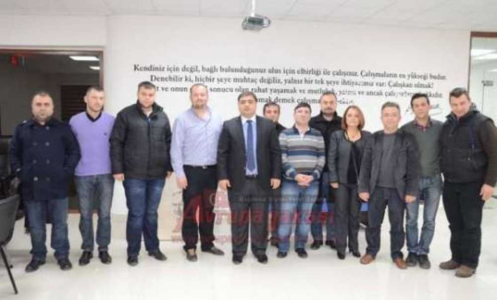 Çorlu Gazeteciler Derneği`nden Kaymakam Kızıltoprak`a Ziyaret