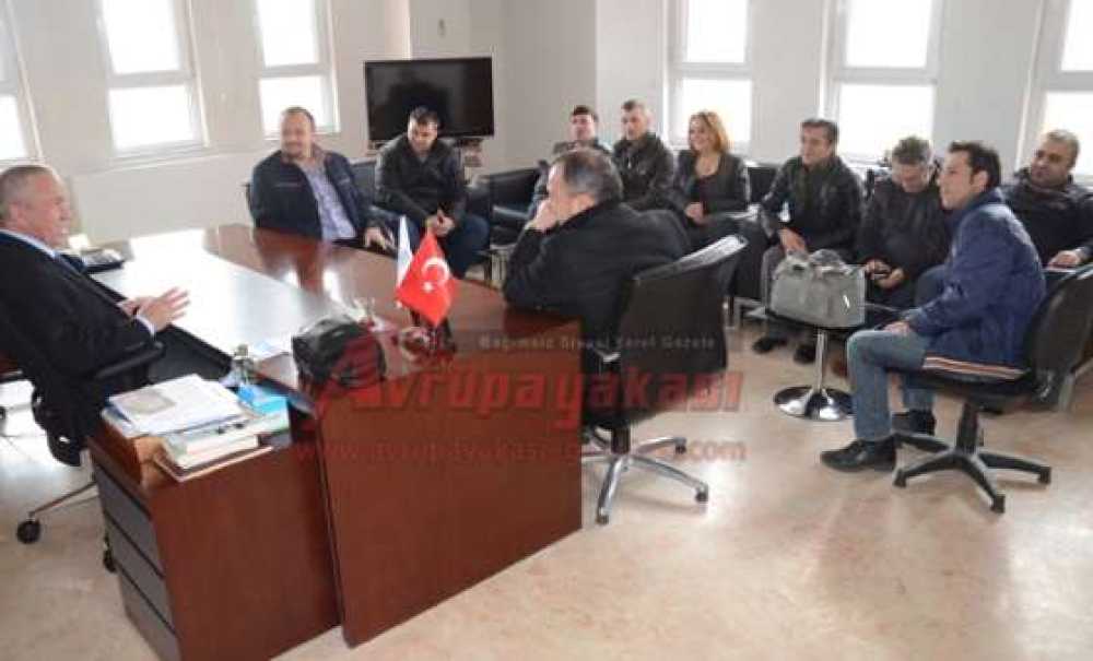 Çorlu Gazeteciler Derneği'nden Hüseyin Bulut'a Ziyaret