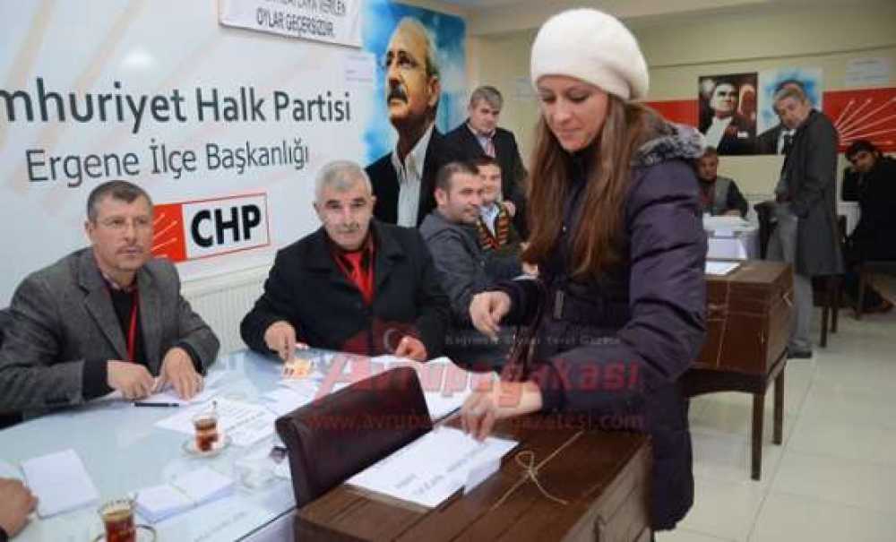 Chp Ergene'de Seçim Heyecanı