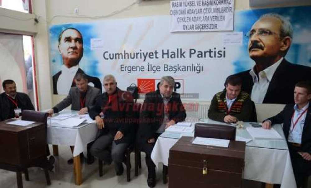 Chp Ergene'de Seçim Heyecanı