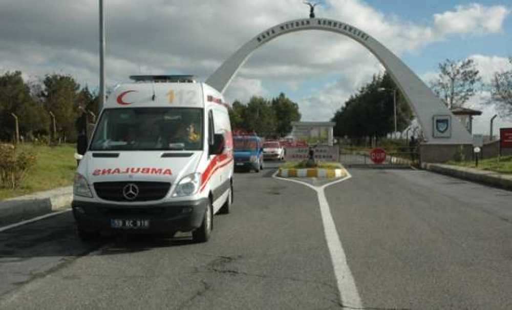 Şehit Naaşı Çorlu`ya Getirildi