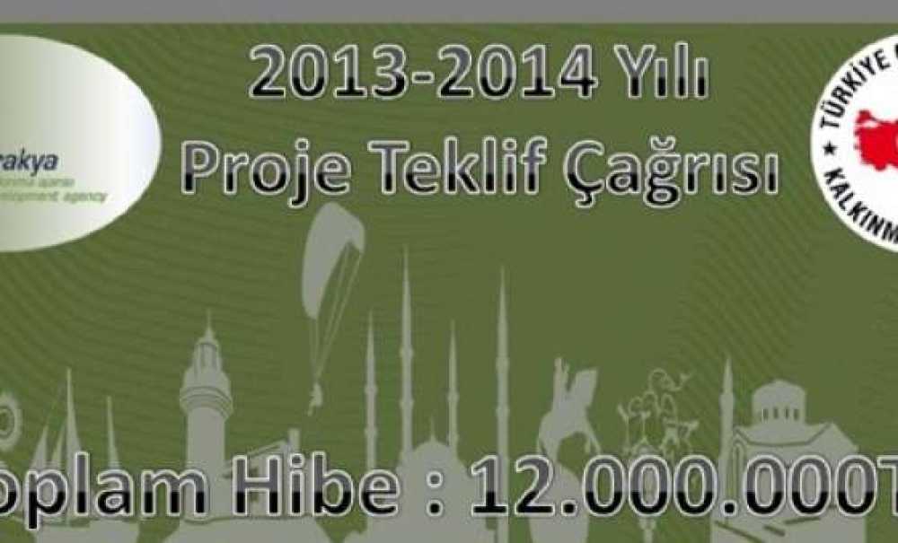 Trakya Kalkınma Ajansı 2014 Yılı Mali Destek Programları Teklif Çağrısı Yayınlandı