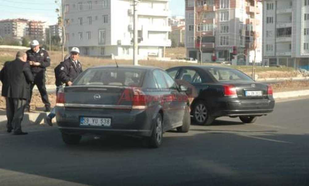 Çorlu`da Kaza 1 Çocuk Yaralı