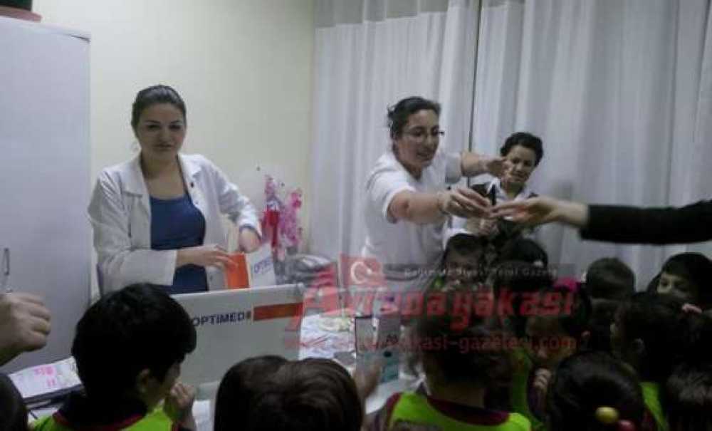 Hayat Kreş Öğrencilerinden Optimed'e Ziyaret