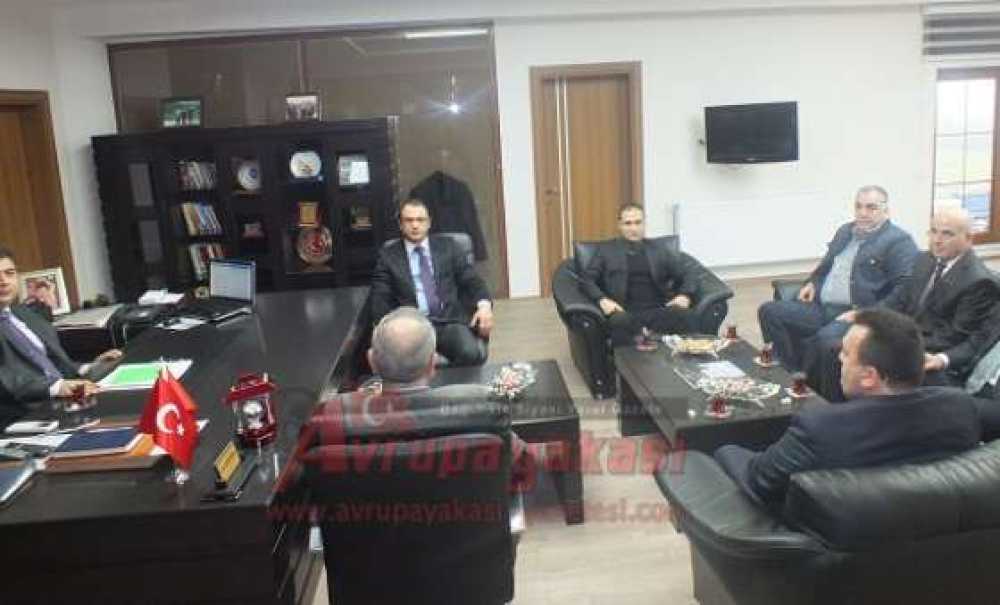 Çorlu Deri Osb`den Kaymakam Kızıltoprak`a Ziyaret