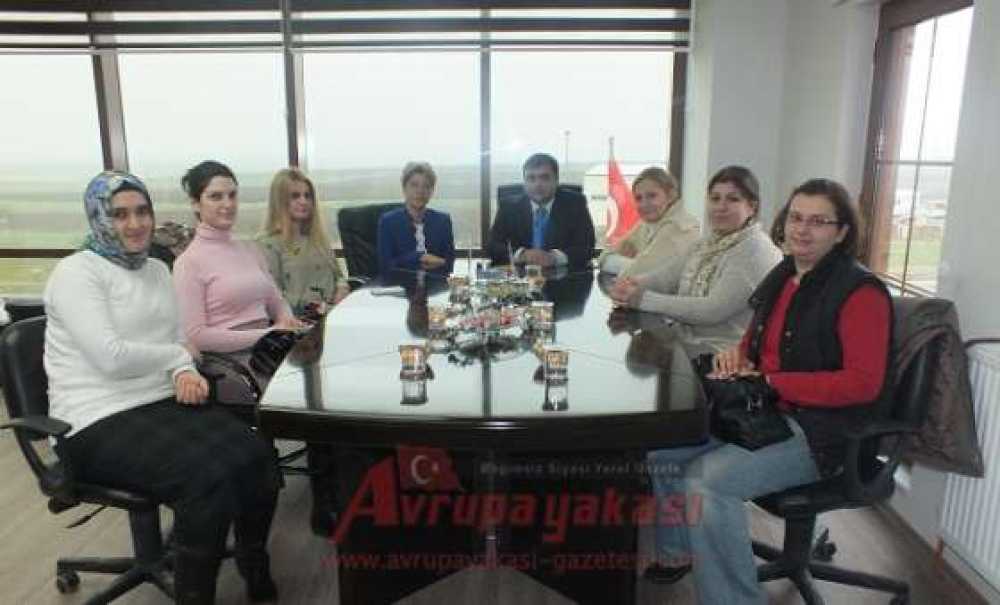 Öğretmenlerden Kaymakam Kızıltoprak`a Ziyaret