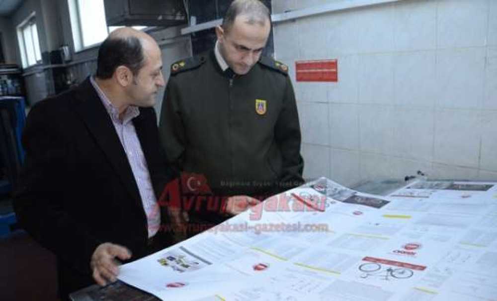 İlçe Jandarma Komutanı Çemrek'ten Gazetemize Ziyaret