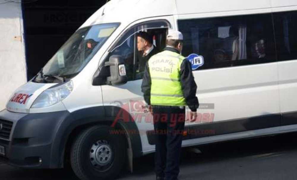 Servis Araçları Denetlendi