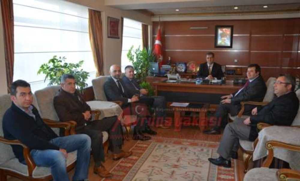 Çorlu Tso`dan Kaymakam Doğan`a Ziyaret