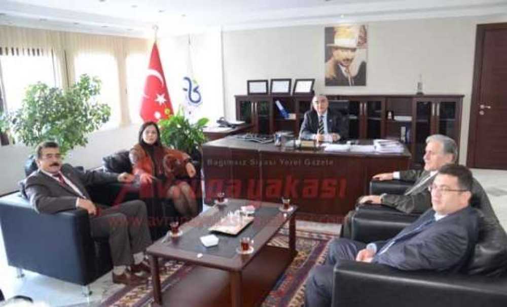 Milletvekili Çelebi Ve Yüceer'den Başkan Baysan'a Ziyaret