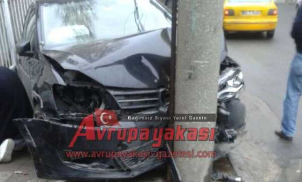 Çorlu'da Trafik Kazası; 3 Yaralı