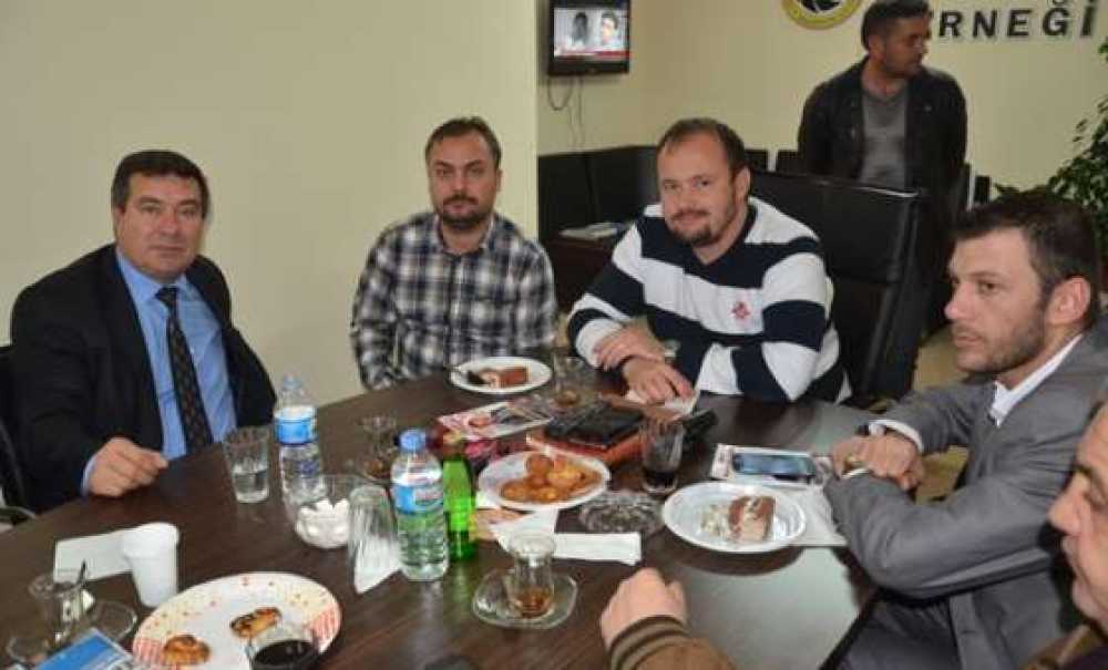 Çorlu Şoförler Odası Başkan Adayı Musabeyli`den Çorlu Gazeteciler Derneği`ne Ziyaret