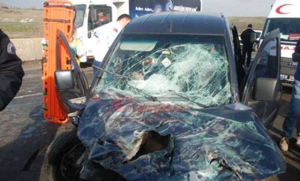 Çorlu`da Kaza: 2 Yaralı