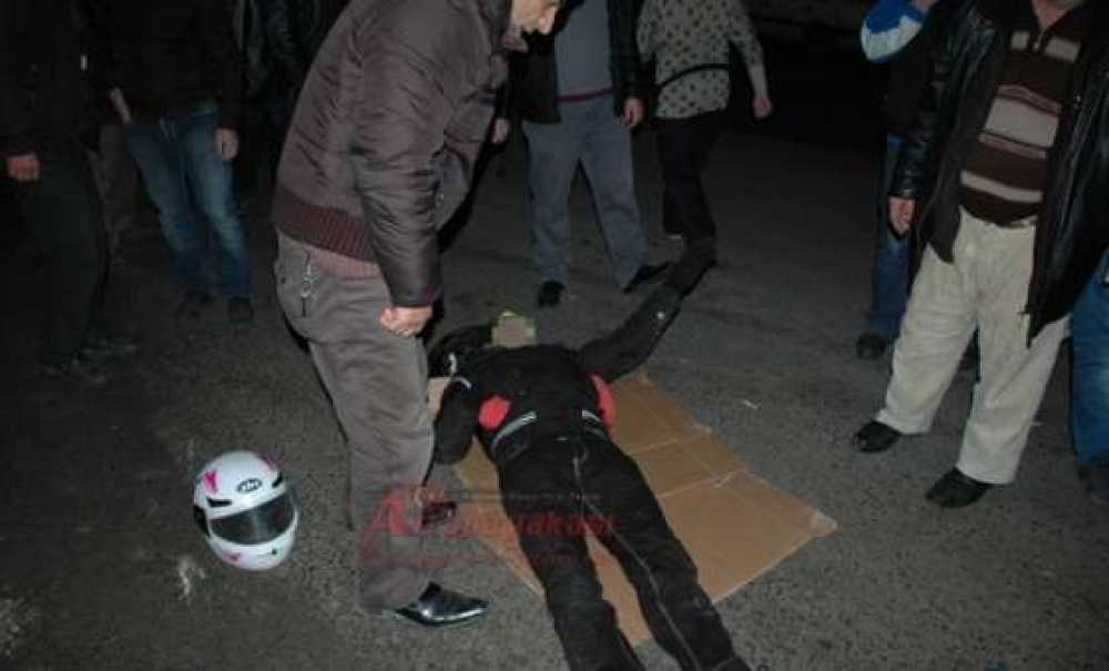 Otomobil Ile Motosiklet Çarpıştı 1 Yaralı